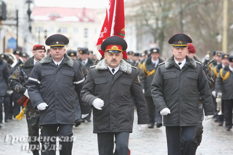 В Гродно отметили 96-ю годовщину со Дня образования белорусской милиции в Гродно