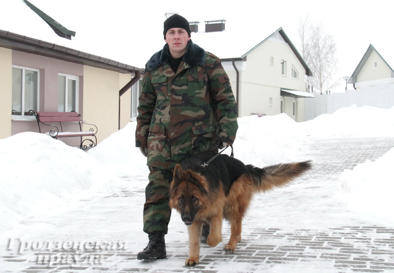 В Гродно служебная собака нашла грабителей, обворовавших магазин с автозапчастями