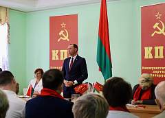 В Гродно прошла встреча членов Гродненского областного комитета Коммунистической партии Беларуси с первым секретарем Центрального комитета Сергеем Сыранковым