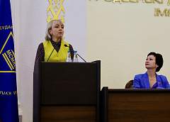 Ольга Шпилевская студентам-купаловцам: «Единство важно в любой ситуации и в любое время»