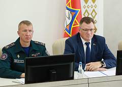 Единый день информирования прошел в Гродненском областном управлении МЧС