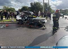  Серьезная авария с пострадавшими произошла в Сморгони